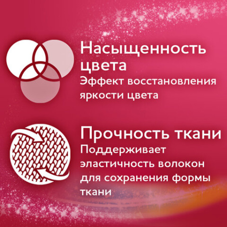 Гель для стирки 3 л, ЛАСКА "Восстановление цвета" 3D, концентрат, 2463013