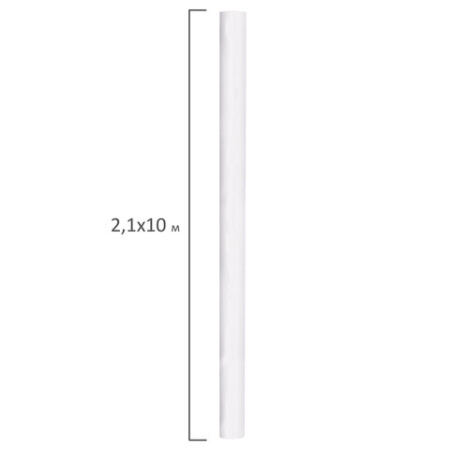 Холст в рулоне BRAUBERG ART CLASSIC, 2,1x10 м, грунт., 380 г/м2, 100% хлопок, среднее зерно, 191033