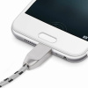 Кабель USB 2.0 – Type-C, 1 м, SONNEN Premium, медь, передача данных и быстрая зарядка, 513127