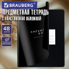 Тетрадь предметная BLACK MODE 48 л., пластиковая обложка, АНГЛИЙСКИЙ ЯЗЫК, клетка, подсказ, BRAUBERG, 405516