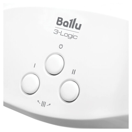 Водонагреватель проточный электрический BALLU 3-Logic TS, ненапорный, 5,5 кВт, 3,1 л/м, кран + душ, НС-1588893