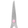 Ножницы BRAUBERG KIDS 130 мм, ручки розовые, закругленные лезвия с линейкой, 274063