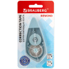 Корректирующая лента BRAUBERG REWIND, 5 мм х 16 м, механизм перемотки, корпус зеленый, блистер, 272489, 272490