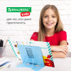 Подставка для книг и учебников большая BRAUBERG KIDS "Lil Paws", регулируемый угол наклона, металлическая, 238053