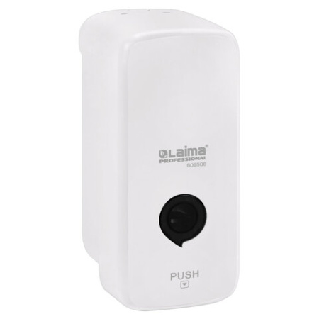 Дозатор для жидкого мыла LAIMA PROFESSIONAL PREMIUM, НАЛИВНОЙ, 0,5 л, белый, ABS-пластик, 609508