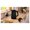 Чайник BOSCH TWK3M123, 1,7 л, 2400 Вт, закрытый нагревательный элемент, пластик, черный
