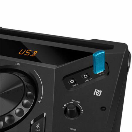 Колонка портативная SVEN PS-1900, 1000 Вт, TWS, Bluetooth, FM, USB, LED-дисплей, черная, SV-022037