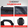 Сумка спортивная HEIKKI TRAVEL (ХЕЙКИ) с отделением для обуви, 7 карманов, темно-серая, 23х48х25 см, 272628