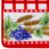 Салфетка из МИКРОФИБРЫ универсальная, 40х60 см, красная клетка, орнамент, 240 г/м2, BOOMHOUSE (БУМХАУС), 700880