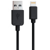 Кабель USB 2.0 – Lightning, 1 м, RED LINE, для подключения портативных устройств, черный, УТ000008646