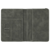 Обложка для паспорта и документов с защитой от считывания, 9 карманов, резинка, экокожа, графитовая, BRAUBERG, 238753