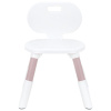 Стул детский BRABIX KIDS CC-001, 2-8 лет, пластик розовый + белый, 533294