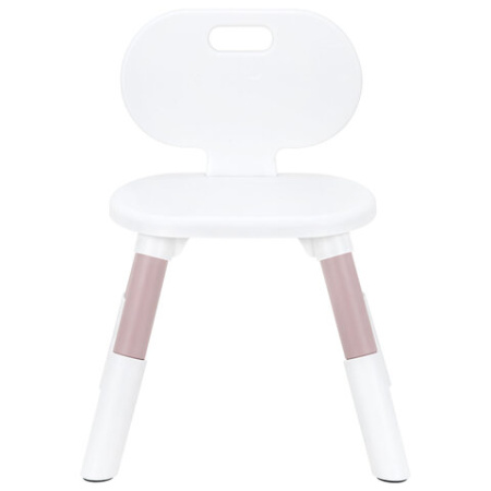 Стул детский BRABIX KIDS CC-001, 2-8 лет, пластик розовый + белый, 533294