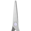 Ножницы BRAUBERG KIDS 130 мм, ручки лавандовые, закругленные лезвия с линейкой, 274061