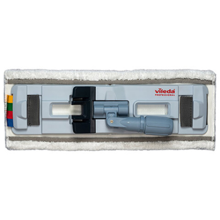 Насадка МОП плоская 40 см, VILEDA PROFESSIONAL "МикроПур УльтраСпид Про", уши (ТИП УВ) микрофибра, белый, 167281