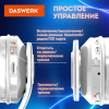Наушники беспроводные большие светящиеся накладные, белые DASWERK (ДАСВЕРК) B-39, 513806