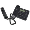 Телефон PANASONIC KX-TS2356RUB, черный, память 50 номеров, АОН, ЖК-дисплей с часами, тональный / импульсный режим
