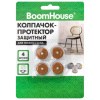 Защитный колпачок-протектор для ножек стула 17-21 мм, ПВХ + фетр, КОМПЛЕКТ 4 шт., BOOMHOUSE (БУМХАУС), 701846