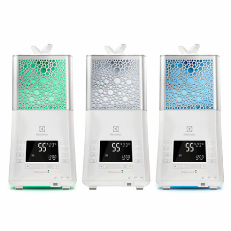Увлажнитель воздуха ELECTROLUX EHU-3815D, объем бака 6,3 л, 110 Вт, гигростат, белый, НС-1103480