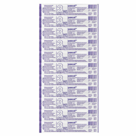 Шприц 3-х компонентный PASCAL, 3 мл, КОМПЛЕКТ 100 шт. в пакете, игла 0,6х30 - 23G, 120305