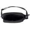 Сумка на плечо HEIKKI COMPACT (ХЕЙКИ) с карманом, черная с принтом, 23х17х5 см, 272629