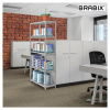 Стеллаж металлический BRABIX "MS KD-180/30-4", 1800х1000х300 мм, 4 полки, сборная стойка, 291114, S240BR143402