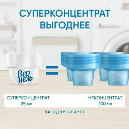 Кондиционер-ополаскиватель для белья 1,82 л ВЕРНЕЛЬ "Детский", концентрат