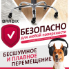 Колеса (ролики) BRABIX для кресла мягкие, резиновые, d 76 мм, КОМПЛЕКТ 5 шт., шток d 11 мм, в коробе, 532524