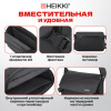 Сумка на плечо большая HEIKKI STREAM (ХЕЙКИ), карман-антивор, А5, черная, 22х31х8 см, 272640