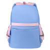 Рюкзак BRAUBERG PASTEL с термонашивками в комплекте, "Friendly bunnies", голубой, 40х29х14 см, 271423