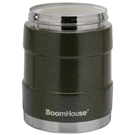 Термос 1,2 л для еды/напитков с широким горлом, BOOMHOUSE (БУМХАУС) RIBBED, контейнер, нержавеющая сталь SUS304, 700323