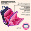Ранец BRAUBERG PREMIUM, 2 отделения, с брелоком, "Блестящие бабочки", блестки, 38х29х16 см, 274393