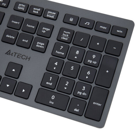 Клавиатура проводная A4TECH Fstyler FX50, USB, 109 кнопок, серая, 1624628