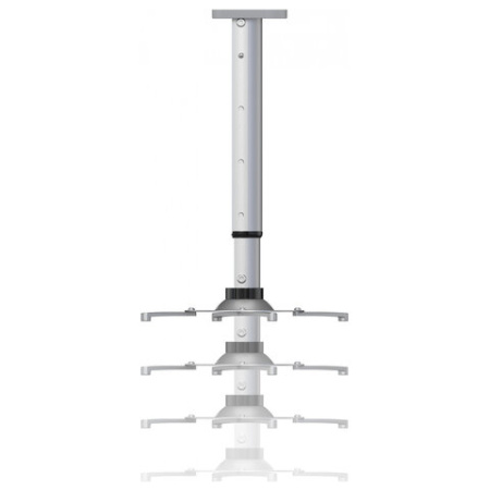 Кронштейн для проекторов настенно-потолочный CACTUS CS-VM-PR05L-AL, высота 47-71 см, 22 кг