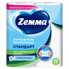 Полотенце бумажное ZEMMA/ZEWA 2-слойное, спайка 2 шт. х 14 м, белое, 1440011