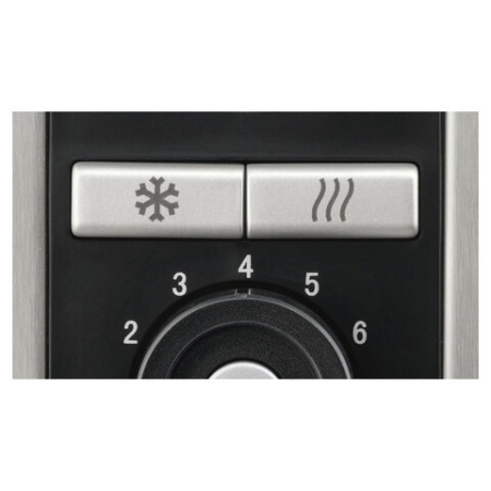 Тостер BOSCH TAT7S25, 1050 Вт, 2 тоста, 7 режимов, металл, серебристый
