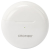 Наушники беспроводные TWS вкладыши с микрофоном CROMEX (КРОМЕКС) EP-T28W, Bluetooth 5.4, белые, 514121