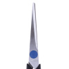 Ножницы BRAUBERG "Soft Grip", 165 мм, черно-синие, резиновые вставки, 3-сторонняя заточка, 230761