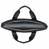 Сумка портфель HEIKKI ULTRA (ХЕЙКИ) с отделением для ноутбука 15,6", Total black, черная, 28х39х3 см, 272609