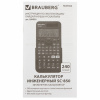 Калькулятор инженерный BRAUBERG SC-850 (163х82 мм), 240 функций, 10+2 разрядов, двойное питание, ЧЕРНЫЙ, 250525