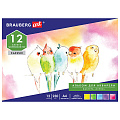 Альбом для акварели А4 (195х270 мм), ЗЕРНО, 12л, 230 г/м2, склейка, BRAUBERG ART CLASSIC