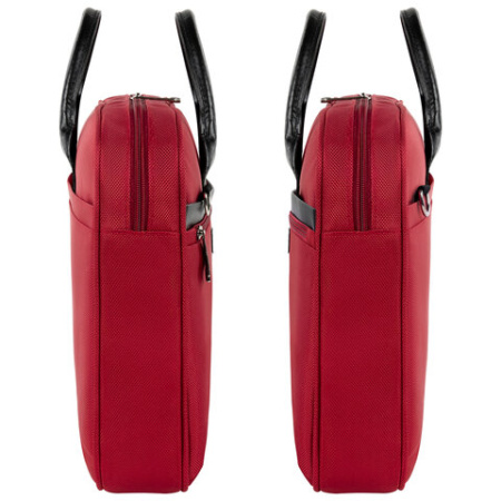 Сумка портфель BRAUBERG DANDY с отделением для ноутбука 15,6", 3 кармана, "Dialog", красная, 30х40х7 см, 240462