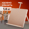 Мольберт настольный из липы, регулируемый верхний держатель, 68х45х38 см, BRAUBERG ART DEBUT, 192340