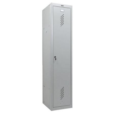 Шкаф металлический для одежды BRABIX "LK 11-40", УСИЛЕННЫЙ, 1 секция, 1830х400х500 мм, 20 кг, 291130, S230BR403102