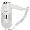 Фен для волос настенный SONNEN HD-2112 EXTRA POWER, 1600 Вт, 2 скорости, белый/хром, 608480