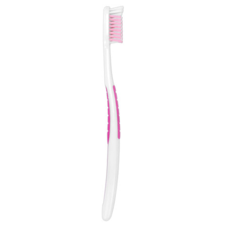 Зубная щетка жесткая CLASSIC WHITENING, безопасное отбеливание, КОМПЛЕКТ 8 шт., LAIMA DENT, 609315