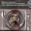 Набор столовых приборов PREMIUM 24 шт., 6 персон, серебристый, нержавеющая сталь, DASWERK (ДАСВЕРК), 609073
