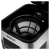 Кофеварка капельная KITFORT КТ-752, 900 Вт, объем 1,25 л, дисплей, черный/стальной