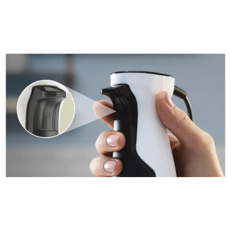 Блендер погружной BOSCH MSM4W210, 600 Вт, 1 скорость, 1 насадка, стакан, белый