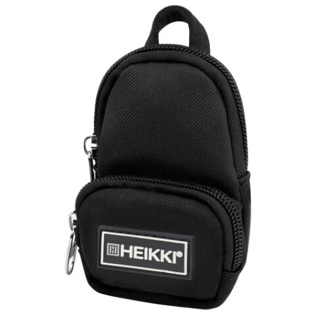 Рюкзак HEIKKI FUSION (ХЕЙКИ) универсальный, отделение для ноутбука, с КОШЕЛЬКОМ, черный, 44х31х14 см, 273864